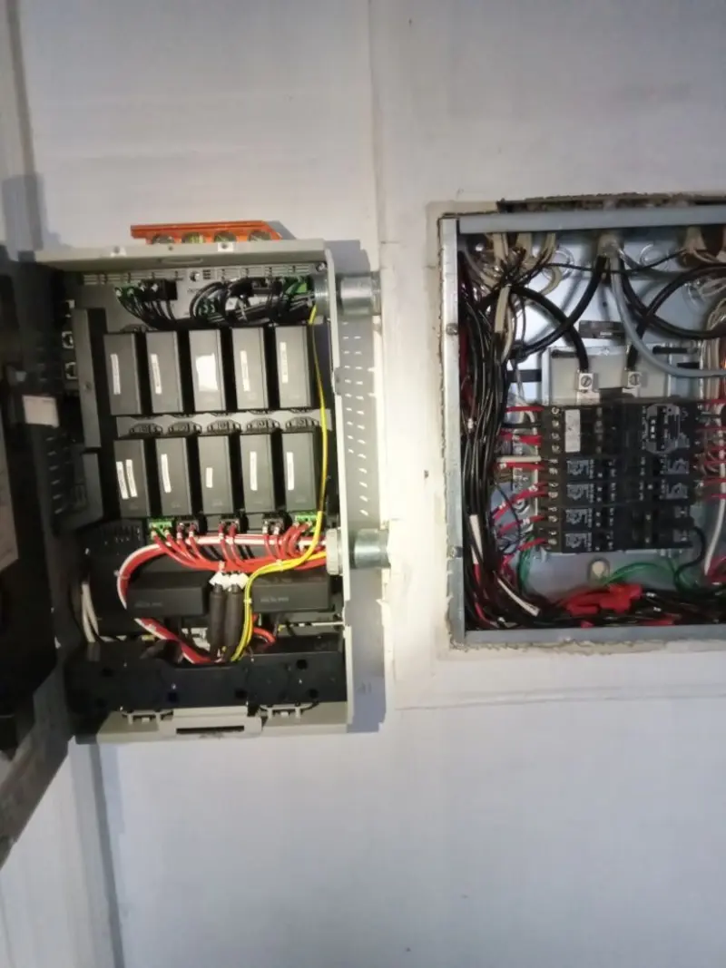 Electrical panel upgrade completed for Security Camera Wiring in Maryland City